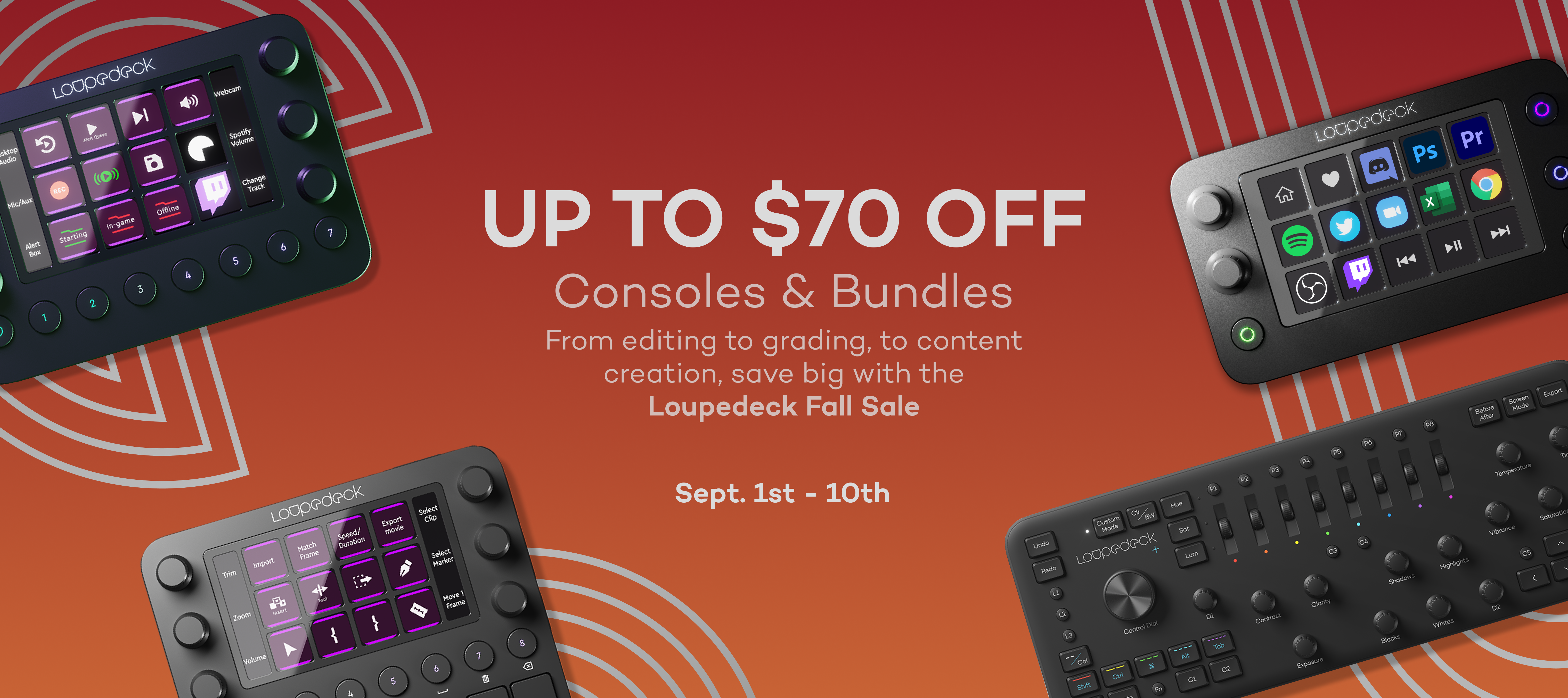 その他 Loupedeck+ Fall Sale: Up to $70 off all Loupedeck Consoles and Bundles
