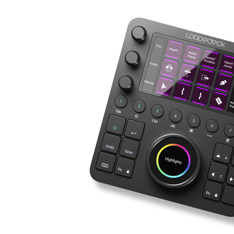 専門ショップ 和み庵Loupedeck Creative Tool CT 写真 ビデオ 音楽 デザイン ライブ配信のカスタム編集コントローラ  カスタマイズ