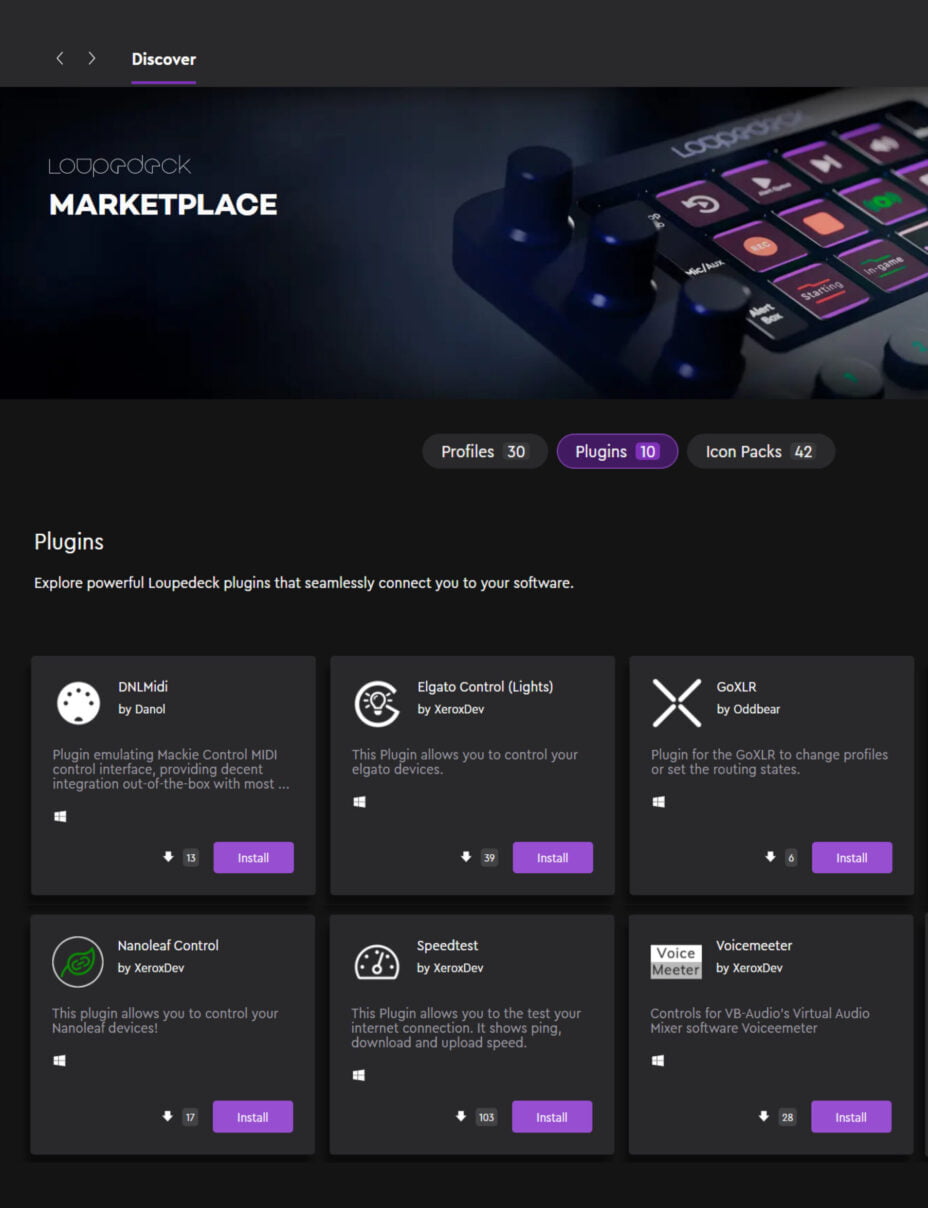Loupedeck Releases Software Version 5.1, Including New Marketplace and Voicemod plugin