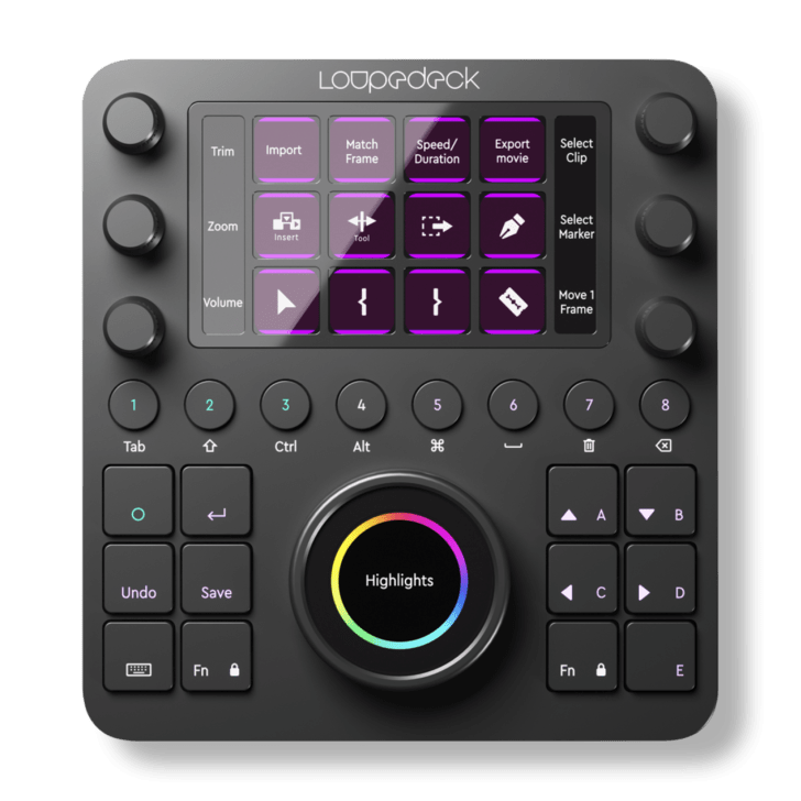 Loupedeck Creative Tool - Professional Custom Editing Console for Photo,  Video, Music and Design