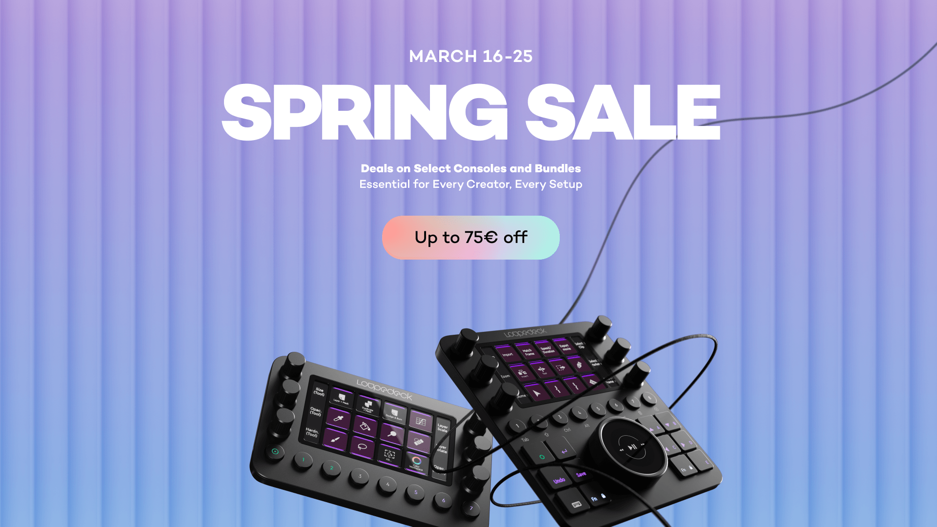 Spring Sale: Deals on Loupedeck Consoles & Bundles!